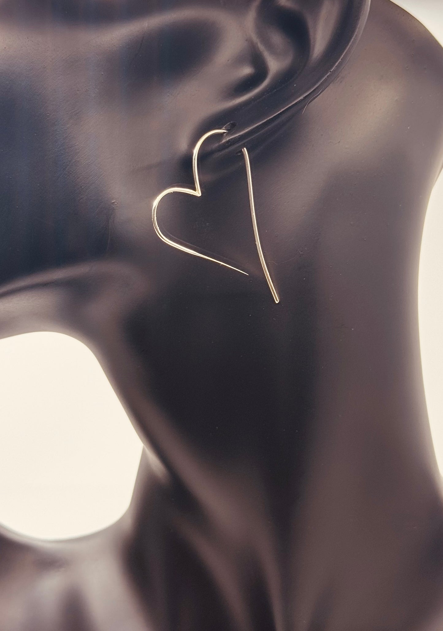 Sterling Silver Hoop Heart