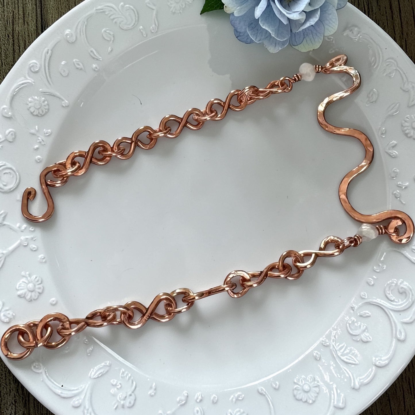 Copper Bracelet - Sparkle Wave